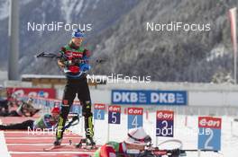20.01.2016, Antholz, Italy (ITA): Simon Schempp (GER) -  IBU world cup biathlon, training, Antholz (ITA). www.nordicfocus.com. © Manzoni/NordicFocus. Every downloaded picture is fee-liable.