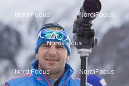 20.01.2016, Antholz, Italy (ITA): Ricco Gross (GER), coach Team Russia  -  IBU world cup biathlon, training, Antholz (ITA). www.nordicfocus.com. © Manzoni/NordicFocus. Every downloaded picture is fee-liable.