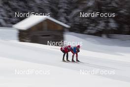 19.01.2016, Antholz, Italy (ITA): Event Feature: Norwegian Technicians test skis -  IBU world cup biathlon, training, Antholz (ITA). www.nordicfocus.com. © Manzoni/NordicFocus. Every downloaded picture is fee-liable.