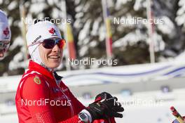 19.01.2016, Antholz, Italy (ITA): Zina Kocher (CAN) -  IBU world cup biathlon, training, Antholz (ITA). www.nordicfocus.com. © Manzoni/NordicFocus. Every downloaded picture is fee-liable.