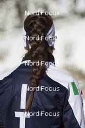 19.01.2016, Antholz, Italy (ITA): Lisa Vittozzi (ITA) -  IBU world cup biathlon, training, Antholz (ITA). www.nordicfocus.com. © Manzoni/NordicFocus. Every downloaded picture is fee-liable.