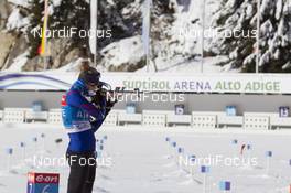 19.01.2016, Antholz, Italy (ITA): Marie Dorin (FRA) -  IBU world cup biathlon, training, Antholz (ITA). www.nordicfocus.com. © Manzoni/NordicFocus. Every downloaded picture is fee-liable.