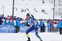 06.02.2016, Canmore, Canada (CAN): Quentin Fillon Maillet (FRA) -  IBU world cup biathlon, mass men, Canmore (CAN). www.nordicfocus.com. © Manzoni/NordicFocus. Every downloaded picture is fee-liable.