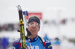 06.02.2016, Canmore, Canada (CAN): Quentin Fillon Maillet (FRA) -  IBU world cup biathlon, mass men, Canmore (CAN). www.nordicfocus.com. © Manzoni/NordicFocus. Every downloaded picture is fee-liable.