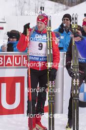 06.02.2016, Canmore, Canada (CAN): Dominik Landertinger (AUT) -  IBU world cup biathlon, mass men, Canmore (CAN). www.nordicfocus.com. © Manzoni/NordicFocus. Every downloaded picture is fee-liable.