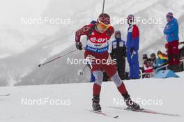 06.02.2016, Canmore, Canada (CAN): Baiba Bendika (LAT)  -  IBU world cup biathlon, mass women, Canmore (CAN). www.nordicfocus.com. © Manzoni/NordicFocus. Every downloaded picture is fee-liable.