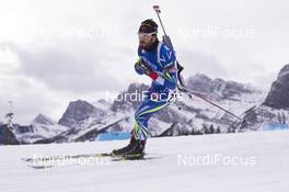 04.02.2016, Canmore, Canada (CAN): Simon Fourcade (FRA) -  IBU world cup biathlon, sprint men, Canmore (CAN). www.nordicfocus.com. © Manzoni/NordicFocus. Every downloaded picture is fee-liable.