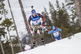 04.02.2016, Canmore, Canada (CAN): Simon Schempp (GER) -  IBU world cup biathlon, sprint men, Canmore (CAN). www.nordicfocus.com. © Manzoni/NordicFocus. Every downloaded picture is fee-liable.