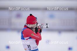 04.02.2016, Canmore, Canada (CAN): Macx Davies (CAN) -  IBU world cup biathlon, sprint men, Canmore (CAN). www.nordicfocus.com. © Manzoni/NordicFocus. Every downloaded picture is fee-liable.