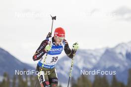 04.02.2016, Canmore, Canada (CAN): Arnd Peiffer (GER) -  IBU world cup biathlon, sprint men, Canmore (CAN). www.nordicfocus.com. © Manzoni/NordicFocus. Every downloaded picture is fee-liable.