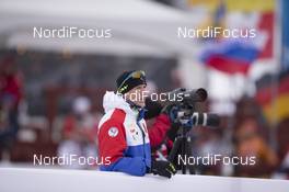 04.02.2016, Canmore, Canada (CAN): Jean Paul Giachino (FRA), coach Team France -  IBU world cup biathlon, sprint men, Canmore (CAN). www.nordicfocus.com. © Manzoni/NordicFocus. Every downloaded picture is fee-liable.