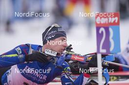 04.02.2016, Canmore, Canada (CAN): Quentin Fillon Maillet (FRA) -  IBU world cup biathlon, sprint men, Canmore (CAN). www.nordicfocus.com. © Manzoni/NordicFocus. Every downloaded picture is fee-liable.