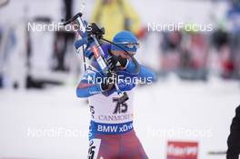 04.02.2016, Canmore, Canada (CAN): Alexey Slepov (RUS) -  IBU world cup biathlon, sprint men, Canmore (CAN). www.nordicfocus.com. © Manzoni/NordicFocus. Every downloaded picture is fee-liable.