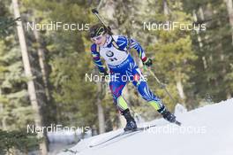 05.02.2016, Canmore, Canada (CAN): Justine Braisaz (FRA) -  IBU world cup biathlon, sprint women, Canmore (CAN). www.nordicfocus.com. © Manzoni/NordicFocus. Every downloaded picture is fee-liable.