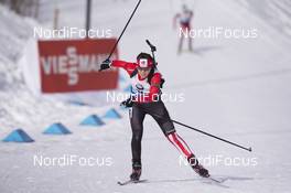 05.02.2016, Canmore, Canada (CAN): Julia Ransom (CAN) -  IBU world cup biathlon, sprint women, Canmore (CAN). www.nordicfocus.com. © Manzoni/NordicFocus. Every downloaded picture is fee-liable.