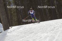 05.02.2016, Canmore, Canada (CAN): Marie Dorin (FRA) -  IBU world cup biathlon, sprint women, Canmore (CAN). www.nordicfocus.com. © Manzoni/NordicFocus. Every downloaded picture is fee-liable.