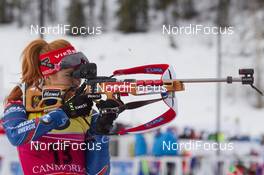 05.02.2016, Canmore, Canada (CAN): Gabriela Soukalova (CZE) -  IBU world cup biathlon, sprint women, Canmore (CAN). www.nordicfocus.com. © Manzoni/NordicFocus. Every downloaded picture is fee-liable.
