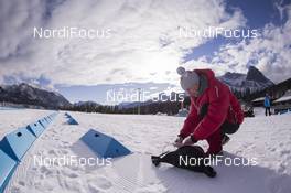 02.02.2016, Canmore, Canada (CAN): Ole Bjoern Tretterud (NOR), Swix race service -  IBU world cup biathlon, training, Canmore (CAN). www.nordicfocus.com. © Manzoni/NordicFocus. Every downloaded picture is fee-liable.