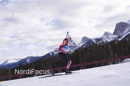 02.02.2016, Canmore, Canada (CAN): Julia Ransom (CAN) -  IBU world cup biathlon, training, Canmore (CAN). www.nordicfocus.com. © Manzoni/NordicFocus. Every downloaded picture is fee-liable.