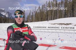 02.02.2016, Canmore, Canada (CAN): Dominik Landertinger (AUT) -  IBU world cup biathlon, training, Canmore (CAN). www.nordicfocus.com. © Manzoni/NordicFocus. Every downloaded picture is fee-liable.