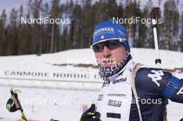 03.02.2016, Canmore, Canada (CAN): Lukas Hofer (ITA) -  IBU world cup biathlon, training, Canmore (CAN). www.nordicfocus.com. © Manzoni/NordicFocus. Every downloaded picture is fee-liable.