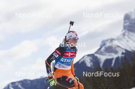 02.02.2016, Canmore, Canada (CAN): Event Feature: Undefined slovakian athlete competes in training -  IBU world cup biathlon, training, Canmore (CAN). www.nordicfocus.com. © Manzoni/NordicFocus. Every downloaded picture is fee-liable.