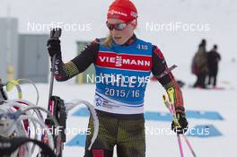 02.02.2016, Canmore, Canada (CAN): Franziska Hildebrand (GER) -  IBU world cup biathlon, training, Canmore (CAN). www.nordicfocus.com. © Manzoni/NordicFocus. Every downloaded picture is fee-liable.