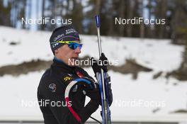 03.02.2016, Canmore, Canada (CAN): Quentin Fillon Maillet (FRA) -  IBU world cup biathlon, training, Canmore (CAN). www.nordicfocus.com. © Manzoni/NordicFocus. Every downloaded picture is fee-liable.