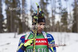 03.02.2016, Canmore, Canada (CAN): Martin Fourcade (FRA) -  IBU world cup biathlon, training, Canmore (CAN). www.nordicfocus.com. © Manzoni/NordicFocus. Every downloaded picture is fee-liable.