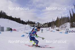 03.02.2016, Canmore, Canada (CAN): Martin Fourcade (FRA) -  IBU world cup biathlon, training, Canmore (CAN). www.nordicfocus.com. © Manzoni/NordicFocus. Every downloaded picture is fee-liable.