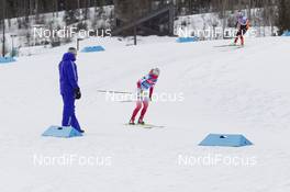 02.02.2016, Canmore, Canada (CAN): Borut Nunar (SLO) IBU race director watches athletes compete in training -  IBU world cup biathlon, training, Canmore (CAN). www.nordicfocus.com. © Manzoni/NordicFocus. Every downloaded picture is fee-liable.