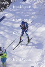 12.02.2016, Presque Isle, United States of America (USA): Quentin Fillon Maillet (FRA) -  IBU world cup biathlon, pursuit men, Presque Isle (USA). www.nordicfocus.com. © Manzoni/NordicFocus. Every downloaded picture is fee-liable.