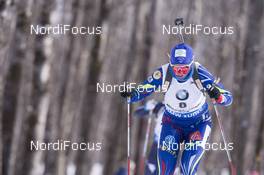 12.02.2016, Presque Isle, United States of America (USA): Anais Bescond (FRA) -  IBU world cup biathlon, pursuit women, Presque Isle (USA). www.nordicfocus.com. © Manzoni/NordicFocus. Every downloaded picture is fee-liable.