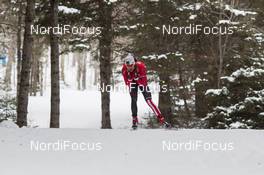13.02.2016, Presque Isle, United States of America (USA): Carsen Campbell (CAN) -  IBU world cup biathlon, relay men, Presque Isle (USA). www.nordicfocus.com. © Manzoni/NordicFocus. Every downloaded picture is fee-liable.