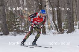 13.02.2016, Presque Isle, United States of America (USA): Eric Lesser (GER) -  IBU world cup biathlon, relay men, Presque Isle (USA). www.nordicfocus.com. © Manzoni/NordicFocus. Every downloaded picture is fee-liable.