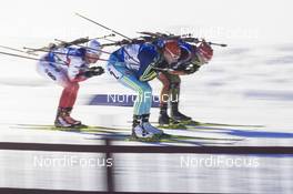 13.02.2016, Presque Isle, United States of America (USA): Olena Pidhrushna (UKR) -  IBU world cup biathlon, relay women, Presque Isle (USA). www.nordicfocus.com. © Manzoni/NordicFocus. Every downloaded picture is fee-liable.