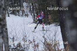 13.02.2016, Presque Isle, United States of America (USA): Emma Lunder (CAN) -  IBU world cup biathlon, relay women, Presque Isle (USA). www.nordicfocus.com. © Manzoni/NordicFocus. Every downloaded picture is fee-liable.