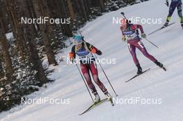 13.02.2016, Presque Isle, United States of America (USA): Lisa Theresa Hauser (AUT) -  IBU world cup biathlon, relay women, Presque Isle (USA). www.nordicfocus.com. © Manzoni/NordicFocus. Every downloaded picture is fee-liable.