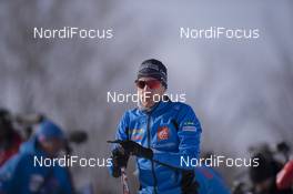 11.02.2016, Presque Isle, United States of America (USA): Quentin Fillon Maillet (FRA) -  IBU world cup biathlon, sprint men, Presque Isle (USA). www.nordicfocus.com. © Manzoni/NordicFocus. Every downloaded picture is fee-liable.