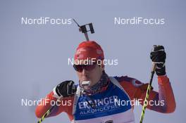 11.02.2016, Presque Isle, United States of America (USA): Leif Nordgren (USA) -  IBU world cup biathlon, sprint men, Presque Isle (USA). www.nordicfocus.com. © Manzoni/NordicFocus. Every downloaded picture is fee-liable.