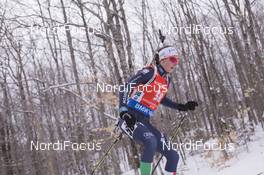 11.02.2016, Presque Isle, United States of America (USA): Lisa Vittozzi (ITA) -  IBU world cup biathlon, sprint women, Presque Isle (USA). www.nordicfocus.com. © Manzoni/NordicFocus. Every downloaded picture is fee-liable.