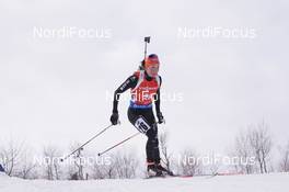 11.02.2016, Presque Isle, United States of America (USA): Selina Gasparin (SUI) -  IBU world cup biathlon, sprint women, Presque Isle (USA). www.nordicfocus.com. © Manzoni/NordicFocus. Every downloaded picture is fee-liable.