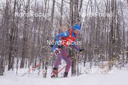 11.02.2016, Presque Isle, United States of America (USA): Daria Virolaynen (RUS) -  IBU world cup biathlon, sprint women, Presque Isle (USA). www.nordicfocus.com. © Manzoni/NordicFocus. Every downloaded picture is fee-liable.