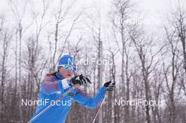 10.02.2016, Presque Isle, United States of America (USA): Olga Podchufarova (RUS) -  IBU world cup biathlon, training, Presque Isle (USA). www.nordicfocus.com. © Manzoni/NordicFocus. Every downloaded picture is fee-liable.