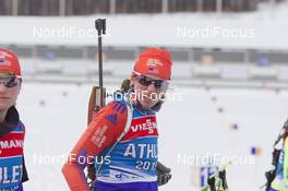 10.02.2016, Presque Isle, United States of America (USA): Susan Dunklee (USA) -  IBU world cup biathlon, training, Presque Isle (USA). www.nordicfocus.com. © Manzoni/NordicFocus. Every downloaded picture is fee-liable.