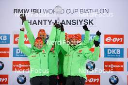 17.03.2016, Khanty-Mansiysk, Russia (RUS): Team Germany -  IBU world cup biathlon,  cups, Khanty-Mansiysk (RUS). www.nordicfocus.com. © Tumashov/NordicFocus. Every downloaded picture is fee-liable.