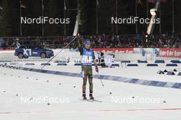 19.03.2016, Khanty-Mansiysk, Russia (RUS): Simon Schempp (GER) -  IBU world cup biathlon, pursuit men, Khanty-Mansiysk (RUS). www.nordicfocus.com. © Manzoni/NordicFocus. Every downloaded picture is fee-liable.