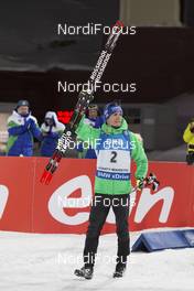 19.03.2016, Khanty-Mansiysk, Russia (RUS): Simon Schempp (GER) -  IBU world cup biathlon, pursuit men, Khanty-Mansiysk (RUS). www.nordicfocus.com. © Manzoni/NordicFocus. Every downloaded picture is fee-liable.
