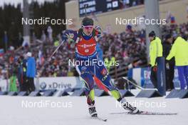 19.03.2016, Khanty-Mansiysk, Russia (RUS): Anais Bescond (FRA) -  IBU world cup biathlon, pursuit women, Khanty-Mansiysk (RUS). www.nordicfocus.com. © Manzoni/NordicFocus. Every downloaded picture is fee-liable.