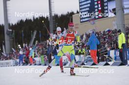 19.03.2016, Khanty-Mansiysk, Russia (RUS): Teja Gregorin (SLO) -  IBU world cup biathlon, pursuit women, Khanty-Mansiysk (RUS). www.nordicfocus.com. © Manzoni/NordicFocus. Every downloaded picture is fee-liable.